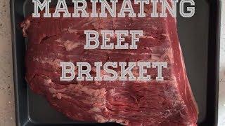 HOW TO MARINATE BEEF BRISKET