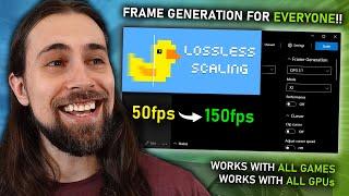 Frame Generation for EVERYONE!! Lossless Scaling is MUCH better than I thought!