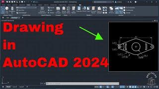 5th drawing in AutoCAD for practice | Drawing in autocad 2024