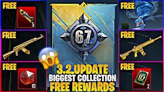 3.2 UPDATE BIGGEST EVENT | FREE 8 Mythic Emblem | Free Material,Rename card &  Mythic Titles | PUBGM
