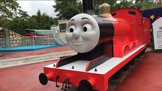 Giant Thomas and Friends Toy Trains James, Egg Surprise Machine,  Candies in Thomas Land