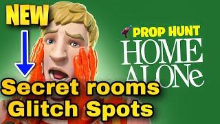 FORTNITE - Prop Hunt Home Alone Glitch Spots + Secret Spots…! Chapter 5