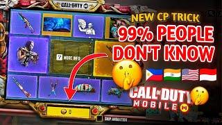 Don't Spend CP Without Knowing This Trick  Region Change CODM