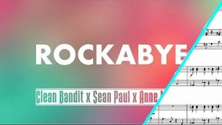 Rockabye SHEET MUSIC { Violin And Saxophone Duet }