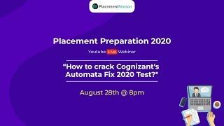 How to Crack Cognizant's Automata Fix 2020? | PlacementSeason