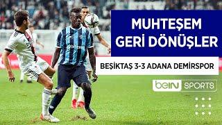 Beşiktaş 3-3 Adana Demirspor MAÇ ÖZETİ | Spor Toto Süper Lig - 2021/22 Sezonu 6. Hafta Maçı