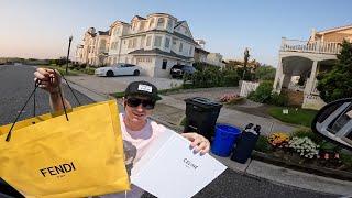 Trash Picking Wealthy Beach Town On Jersey Coast!