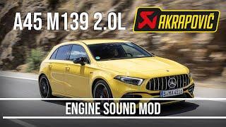 Mercedes-Benz A45 AMG Akrapovic Exhaust M139 Engine Sound | FiveM - GTA 5