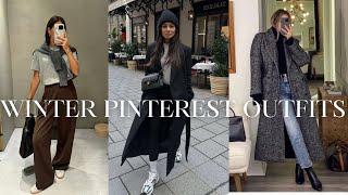 RECREATING WINTER PINTEREST OUTFITS 2024 | Casual Outfit Ideas