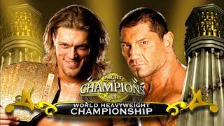 Story of Edge vs. Batista | Night Of Champions 2008