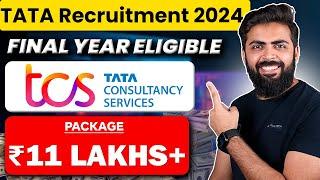 TCS Recruitment 2024 | Final Year Eligible [Eligibility | Important Dates | Package | Syllabus] 