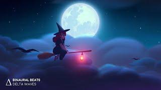 Calming Sleep Music [Insomnia Healing 3Hz] 'Full Moon Flight' Binaural Beats Delta Waves