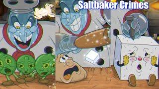 Cuphead DLC Saltbaker Killing All Ingredients Animations - The Delicious Last Course