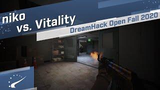 niko vs. Vitality - DreamHack Open Fall 2020