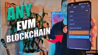 TRUST WALLET - Add ANY Custom EVM Blockchain