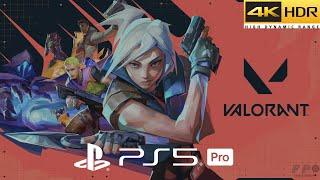 Valorant PS5 Pro Gameplay 4K HDR 60FPS