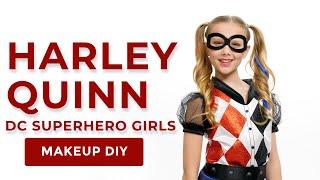 Super Hero Girls Harley Quinn Makeup Tutorial Video