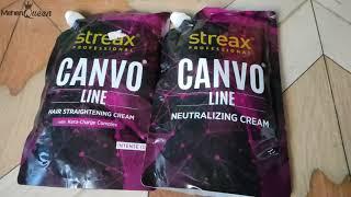 Streax Canvo Line Hair Straightening Cream & Neutralizing Cream Overview | Best Professional Cream