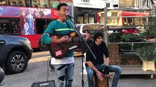 Ed Sheeran, Give Me Love (cover) - Busking in the streets of Richmond, UK