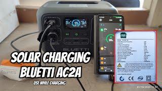 Solar Charging Bluetti AC2A | Use while Charging