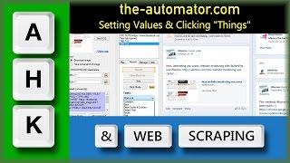 How to Set values & click links with IE and AHK | Webs craping with AutoHotKey 102