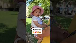 Beautiful day at park | 11 months old baby #littlepinkbutterfly #baby #cutebaby