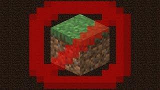 If I touch a grass block in minecraft, the video ends