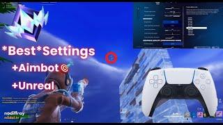 *BEST* Controller Settings  + AIMBOT + MECHANICS | GET UNREAL | nodiffrayfv  | Fortnite Setting