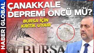 Marmara'ya Kritik Deprem Uyarısı Herkes İstanbul'u Konuşurken Deprem Uzmanı Bursa'yı İşaret Etti!