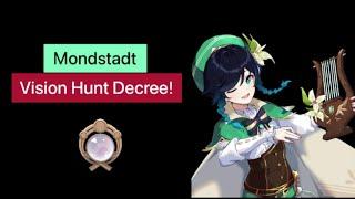 What if Mondstadt had a Vision Hunt Decree? | Genshin Impact