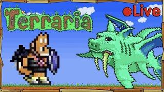 Terraria - The Big Battle - Stampy Vs Duke Fishron -  Live