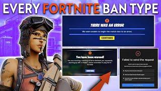Every TYPE OF FORTNITE BAN Explained in 90 Seconds