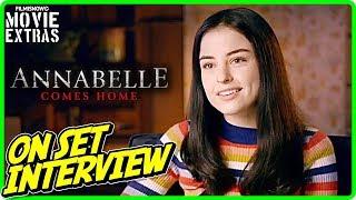 ANNABELLE COMES HOME | Katie Sarife "Daniela" On-set Interview