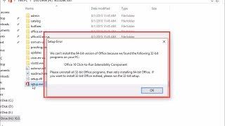 Fix - MS Office Setup Error: Office 16 Click-to-Run Extensibility Component