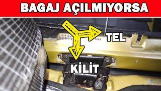 Bagaj Kapağı Açılmıyor İse Kilitli Bagaj Nasıl Açılır?