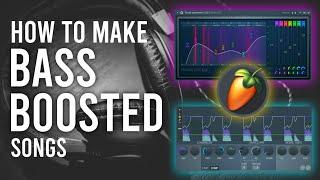 How To Make BASS BOOSTED Songs ? FL STUDIO FREE TUTORIAL  ULTRA DEEP BASS