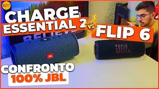 JBL FLIP 6 VS CHARGE ESSENTIAL 2 | Comparativo | Nem tudo é o que parece!