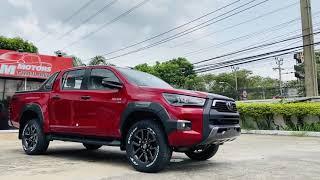 2020 2021 Toyota Hilux Revo ROCCO Double Cabin Emotional Red Color 2.8 Diesel Turbo Engine A/T 4WD