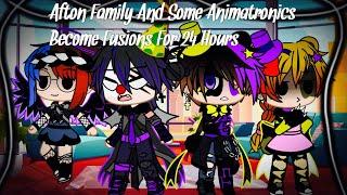 The Afton Family And Some Animatronics Become Fusions For 24 Hours / FNAF
