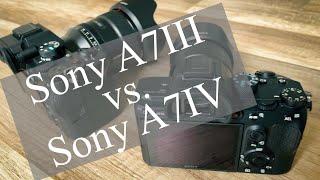 Sony A7iii (ILCE-7M3) vs. A7iv (ILCE-7M4) review | menu | buttons | shutter close | display