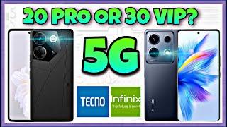Tecno Camon 20 Pro 5G vs Infinix Note 30 VIP 5G | Specification | Comparison | Features | Price