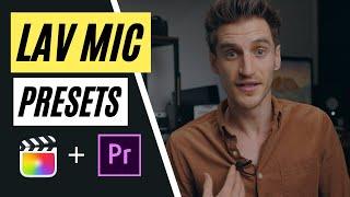 Lav Mic Preset Pack | How to make your lavalier microphone audio sound great! Get better audio