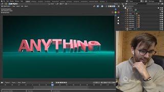 Animating Individual Letters in Blender (+ Live Questions!)