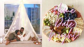 Stay at Home Date Night Tent & Cheeseboard!