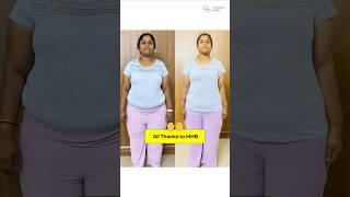 18 kgs Weight Loss with Home Workout and MHB Fat Loss Plan