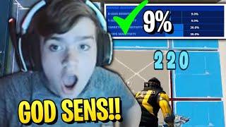 What happens when Mongraal uses 9% Sensitivity?!