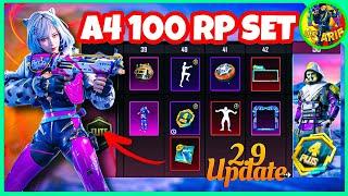  A4 ROYALE PASS | 100 RP Set & C5S15 Tier Rewards 2.9 Pubgm update #2.9update #a4royalepass #dsarif