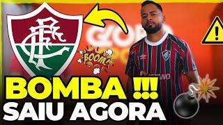 PLANTÃO URGENTE! NOTÍCIA QUENTE! DECIDIU AGORA! O MAIOR REFORÇO! ÚLTIMAS NOTÍCIAS DO FLUMINENSE