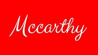  Mccarthy   English Cursive Handwriting Tutorial