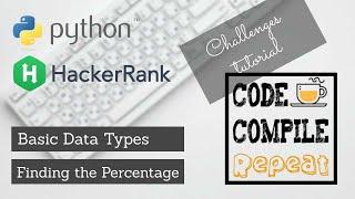 Python | Finding the percentage | Hackerrank Solution